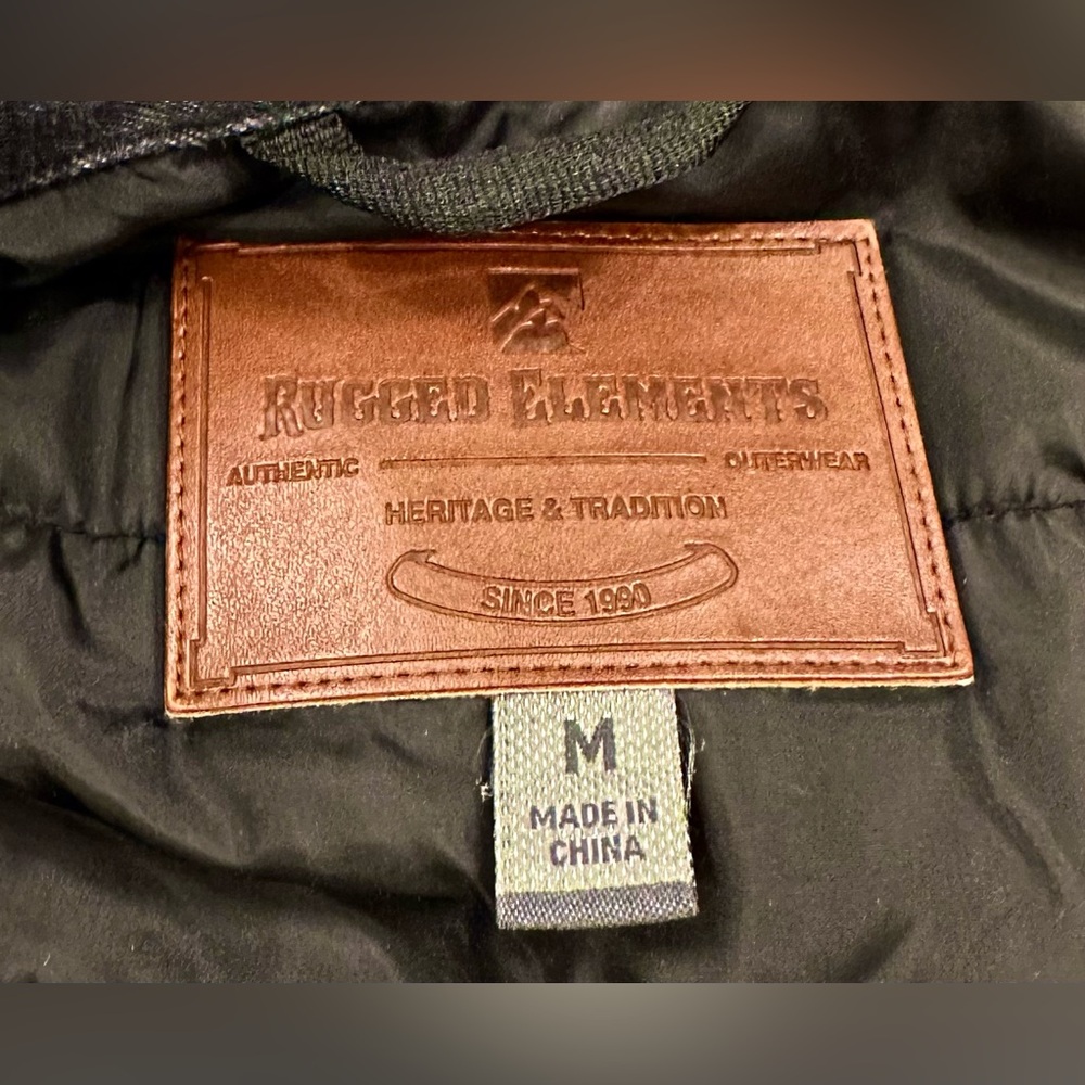 Rugged Elements Quilted Flannel Shacket - Blue/Gr… - image 7